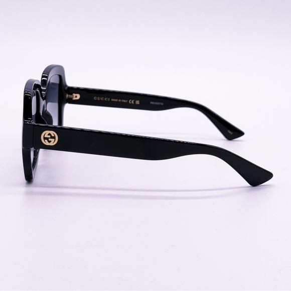 NEW GUCCI SUNGLASSES GG1337S 001 WOMEN SQUARE BLACK EYEWEAR GUCCI - Picture 5 of 12